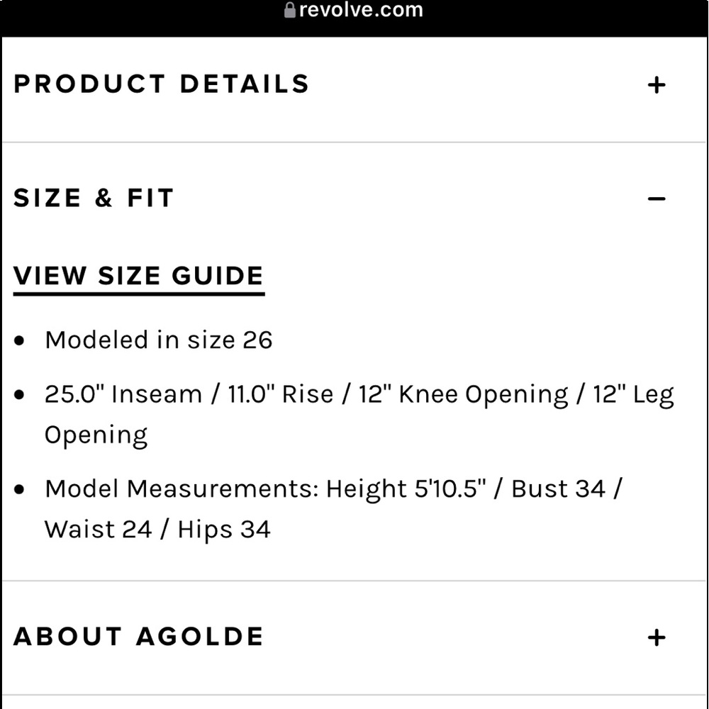 Agolde Riley crop - Picture 6 of 6
